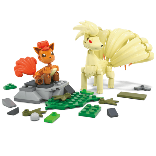 Mega Pokémon Coffret Évolution Goupix (145 Pièces), 2Figurines
