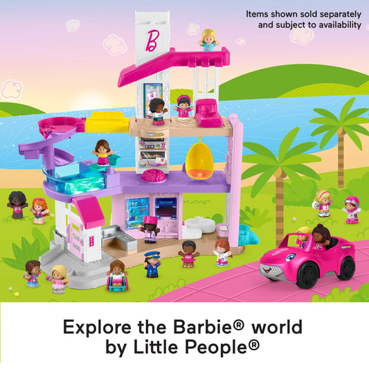 Fisher-Price Little People Barbie Swimming Figure Pack, 2 Characters For Toddlers