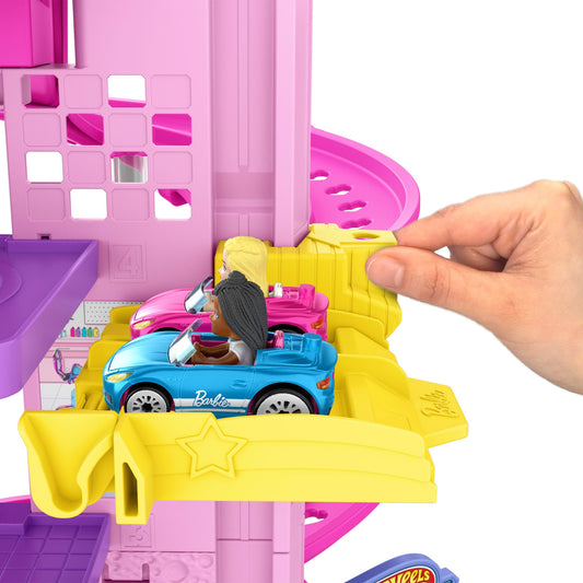 Hot Wheels Racerverse Coffret Piste Course Spirale Barbie