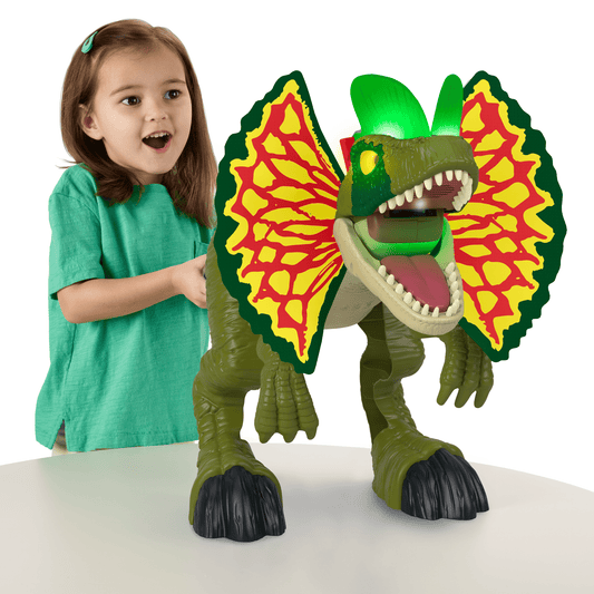 Imaginext Jurassic World Attaque en Furie Dilophosaure, Lumières